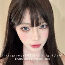 將圖片載入圖庫檢視器 現貨 藍調泡泡🫧 Tina 藍色 blue 14.20mm 半年拋 (兩片裝) 🎀可預訂請撳度數選項中最下🎀 ✨$100/3對✨