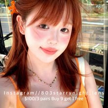 將圖片載入圖庫檢視器 現貨 糖醋星星🤎 thestarlens 啡色 pink 14.20mm 半年拋 (兩片裝) 🎀可預訂請撳度數選項中最下🎀 ✨$100/3對✨