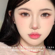 將圖片載入圖庫檢視器 現貨 巴斯克玫瑰🩷🌹 ovolook 粉紅色 啡色 brown pink 14.20mm 半年拋 (兩片裝) 🎀可預訂請撳度數選項中最下🎀 ✨$100/3對✨
