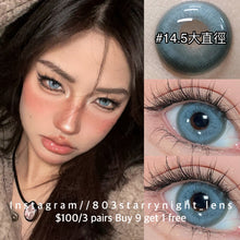 將圖片載入圖庫檢視器 現貨 金龍魚藍💙 Tina 藍色 blue 14.50mm 半年拋 (兩片裝) 🎀可預訂請撳度數選項中最下🎀 ✨$100/3對✨