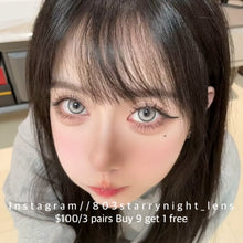 將圖片載入圖庫檢視器 新品預訂✨ 美洲女友🩶 af 灰色 gray 14.50mm 年拋 (兩片裝) 🎀可預訂請撳度數選項中最下🎀 ✨$100/3對✨