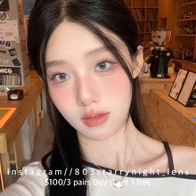 將圖片載入圖庫檢視器 現貨 水光泡泡🫧🩶 af 灰色 gray 14.2mm 年拋(兩片裝)🎀可預訂請撳度數選項中最下🎀 ✨$100/3對✨