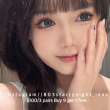 將圖片載入圖庫檢視器 現貨 黑桃愛麗絲🖤 af queen 黑色 black 14.50mm 年拋 (兩片裝) 🎀可預訂請撳度數選項中最下🎀 ✨$100/3對✨