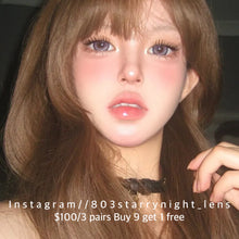 將圖片載入圖庫檢視器 現貨 葡萄露🍇  af 紫色 purple 14.50mm 年拋 (兩片裝) 🎀可預訂請撳度數選項中最下🎀 ✨$100/3對✨