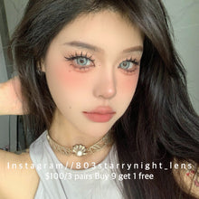 將圖片載入圖庫檢視器 新品預訂✨ 瀾貓💚🐱 ovo 綠色 green 14.20mm 半年拋 (兩片裝) 🎀可預訂請撳度數選項中最下🎀 ✨$100/3對✨