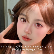 將圖片載入圖庫檢視器 現貨 血泣玫瑰🩸🌹 ovo 紅色 red 14.50mm 半年拋 (兩片裝)🎀可預訂請撳度數選項中最下🎀 ✨$100/3對✨