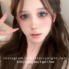 將圖片載入圖庫檢視器 現貨 地心引力🩶 afqueen 灰色 gray 14.50mm 年拋 (兩片裝) 🎀可預訂請撳度數選項中最下🎀 ✨$100/3對✨