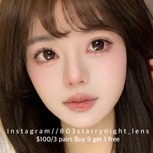 將圖片載入圖庫檢視器 現貨 莫奈蜜咖🤎 af 啡色 brown 14.50mm 年拋 (兩片裝) 🎀可預訂請撳度數選項中最下🎀 ✨$100/3對✨