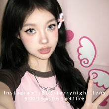 將圖片載入圖庫檢視器 現貨 戰損玫瑰🩷 af queen  粉紅色 pink14.20mm 年拋 (兩片裝) 🎀可預訂請撳度數選項中最下🎀 ✨$100/3對✨