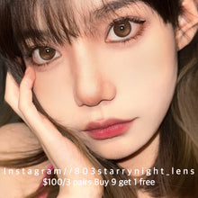 將圖片載入圖庫檢視器 現貨 小臥蠶🤎 ovolook 啡色 brown 14.20mm 半年拋 (兩片裝) 🎀可預訂請撳度數選項中最下🎀 ✨$100/3對✨