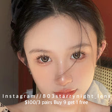 將圖片載入圖庫檢視器 現貨 甜櫻芭比棕🤎Xiyou 啡色 brown 14.50mm 年拋 (兩片裝)🎀可預訂請撳度數選項中最下🎀 ✨$100/3對✨
