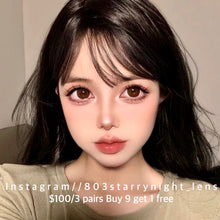 將圖片載入圖庫檢視器 現貨 梅子氣泡水🥤🤎 af queen 啡色 brown 14.50mm 年拋 (兩片裝) 🎀可預訂請撳度數選項中最下🎀 ✨$100/3對✨