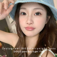 將圖片載入圖庫檢視器 現貨哭哭包🩶 Tina 黑色 灰色 gray black 14.50mm 半年拋 (兩片裝) 🎀可預訂請撳度數選項中最下🎀 ✨$100/3對✨