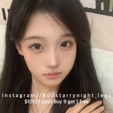 將圖片載入圖庫檢視器 現貨 傲嬌甜妹🩷 買完不補❗️ Tina啡色 brown 14.50mm 半年拋 (兩片裝) ✨$100/3對✨