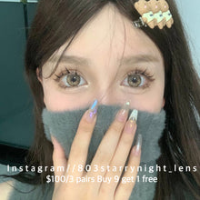 將圖片載入圖庫檢視器 現貨 黃糖冰花💛xiyou啡色 brown 14.50mm 年拋 (兩片裝 🎀可預訂請撳度數選項中最下🎀 ✨$100/3對✨