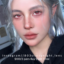 將圖片載入圖庫檢視器 現貨 沉淪紅酒祭 red 紅色 14.5mm 年拋(兩片裝)買完不補❗️ ✨$100/3對✨