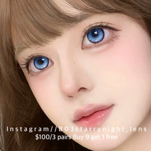 將圖片載入圖庫檢視器 現貨  你好未來💙 af 藍色 blue 14.50mm 年拋 (兩片裝) 🎀可預訂請撳度數選項中最下🎀 ✨$100/3對✨