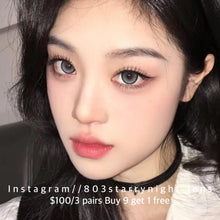 將圖片載入圖庫檢視器 現貨 露露黑松🩶 afqueen 灰色 gray 14.50mm 年拋 (兩片裝) 🎀可預訂請撳度數選項中最下🎀 ✨$100/3對✨