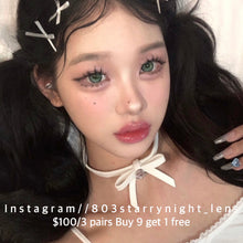 將圖片載入圖庫檢視器 現貨 納吉尼蛇女💚 Clamido 綠色 green 14.20mm 年拋 (兩片裝) 🎀可預訂請撳度數選項中最下🎀 ✨$100/3對✨