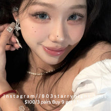 將圖片載入圖庫檢視器 現貨 金龍魚藍💙 Tina 藍色 blue 14.50mm 半年拋 (兩片裝) 🎀可預訂請撳度數選項中最下🎀 ✨$100/3對✨