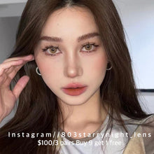 將圖片載入圖庫檢視器 新品預訂✨撒旦金棕🤎💛 Tina 棕色 brown 14.20mm 半年拋 (兩片裝) 🎀可預訂請撳度數選項中最下🎀 ✨$100/3對✨