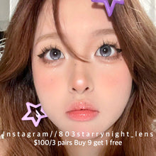 將圖片載入圖庫檢視器 現貨 治療晚安💜 af queen 紫色 灰色 Purple  gray 14.20mm 年拋 (兩片裝) 🎀可預訂請撳度數選項中最下🎀 ✨$100/3對✨