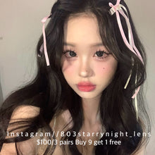 將圖片載入圖庫檢視器 現貨 超大黑珍珠🩶 afqueen 灰色 gray 14.50mm 年拋 (兩片裝) 🎀可預訂請撳度數選項中最下🎀 ✨$100/3對✨