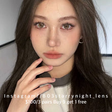 將圖片載入圖庫檢視器 現貨 螢火蜜蠟💛 ovo 啡色 brown 14.20mm 半年拋 (兩片裝) 🎀可預訂請撳度數選項中最下🎀 ✨$100/3對✨