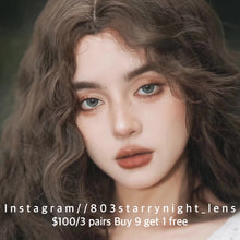 將圖片載入圖庫檢視器 現貨 尼斯湖綠🩵 Clamido藍色 綠色 green blue 14.20mm 年拋 (兩片裝) 🎀可預訂請撳度數選項中最下🎀 ✨$100/3對✨