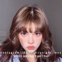 將圖片載入圖庫檢視器 現貨 冷空氣💙 AfQueen 藍色 blue 14.50mm 年拋 (兩片裝) 🎀可預訂請撳度數選項中最下🎀 ✨$100/3對✨