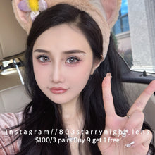 將圖片載入圖庫檢視器 現貨 戰損玫瑰🩷 af queen  粉紅色 pink14.20mm 年拋 (兩片裝) 🎀可預訂請撳度數選項中最下🎀 ✨$100/3對✨