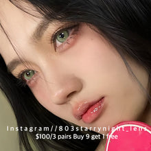 將圖片載入圖庫檢視器 現貨 金龍魚綠💚 Tina 綠色 green 14.50mm 半年拋 (兩片裝) 🎀可預訂請撳度數選項中最下🎀 ✨$100/3對✨