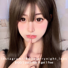 將圖片載入圖庫檢視器 現貨 勃艮第紅🖤❤️ AfQueen 紅色 黑色 black red 14.50mm 年拋 (兩片裝) 🎀可預訂請撳度數選項中最下🎀 ✨$100/3對✨