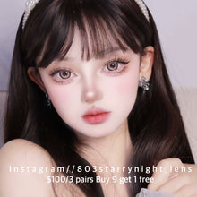 將圖片載入圖庫檢視器 現貨 月光小兔🐰🩷 af queen 粉紅色 啡色 brown pink14.50mm 年拋 (兩片裝) 🎀可預訂請撳度數選項中最下🎀 ✨$100/3對✨