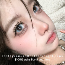 將圖片載入圖庫檢視器 現貨 夜吻維納斯🩵 af queen 藍色 blue 14.50mm 年拋 (兩片裝) 🎀可預訂請撳度數選項中最下🎀 ✨$100/3對✨