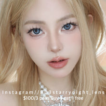 將圖片載入圖庫檢視器 現貨 金魚姬灰 tina 藍色 灰色 gray blue 14.20mm 半年拋 (兩片裝) 🎀可預訂請撳度數選項中最下🎀 ✨$100/3對✨