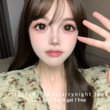 將圖片載入圖庫檢視器 現貨 莫奈蜜咖🤎 af 啡色 brown 14.50mm 年拋 (兩片裝) 🎀可預訂請撳度數選項中最下🎀 ✨$100/3對✨