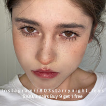 將圖片載入圖庫檢視器 現貨 逃離銀河棕🌌🤎 tina 棕色 brown 14.20mm 半年拋 (兩片裝) 🎀可預訂請撳度數選項中最下🎀 ✨$100/3對✨