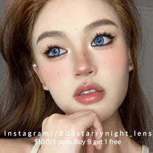 將圖片載入圖庫檢視器 現貨 失落人魚🧜🏻♀️🩵tina 藍色blue 14.20mm 年/半年拋 (兩片裝) 🎀可預訂請撳度數選項中最下🎀 ✨$100/3對✨