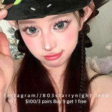 將圖片載入圖庫檢視器 現貨 霧中青  af 綠色 green 14.50mm 年拋 (兩片裝) 🎀可預訂請撳度數選項中最下🎀 ✨$100/3對✨