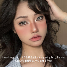 將圖片載入圖庫檢視器 現貨 海洋公主🩶 afqueen 灰色 gray 14.50mm 年拋 (兩片裝) 🎀可預訂請撳度數選項中最下🎀 ✨$100/3對✨