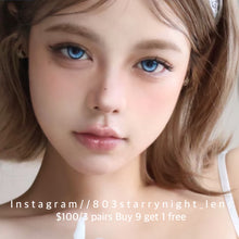 將圖片載入圖庫檢視器 現貨  你好未來💙 af 藍色 blue 14.50mm 年拋 (兩片裝) 🎀可預訂請撳度數選項中最下🎀 ✨$100/3對✨