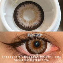 將圖片載入圖庫檢視器 現貨 馬德栗🤎 afqueen 啡色 brown 14.50mm 年拋 (兩片裝) 🎀可預訂請撳度數選項中最下🎀 ✨$100/3對✨