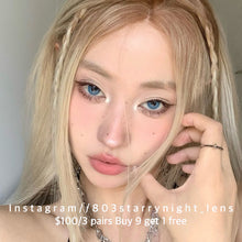 將圖片載入圖庫檢視器 現貨 路西法藍🩵 ovo藍色 blue 14.20mm 半年拋 (兩片裝) 🎀可預訂請撳度數選項中最下🎀 ✨$100/3對✨