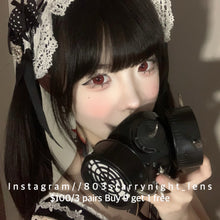 將圖片載入圖庫檢視器 現貨 赤紅連❤️ afqueen 紅色 red 14.50mm 年拋 (兩片裝) 🎀可預訂請撳度數選項中最下🎀 ✨$100/3對✨