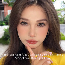 將圖片載入圖庫檢視器 現貨 沙漠巫師💛 af 啡色 brown 14.50mm 年拋 (兩片裝) 🎀可預訂請撳度數選項中最下🎀 ✨$100/3對✨