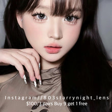 將圖片載入圖庫檢視器 現貨 巴斯克黑冰🩶 afqueen 灰色 gray 14.20mm 年拋 (兩片裝) 🎀可預訂請撳度數選項中最下🎀 ✨$100/3對✨