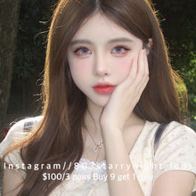 將圖片載入圖庫檢視器 現貨 萬頃琉璃🩷💜 xiyou 紫色 粉紅色 pink Purple 14.20mm 年拋 (兩片裝) 🎀可預訂請撳度數選項中最下🎀 ✨$100/3對✨