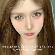 將圖片載入圖庫檢視器 新品預訂✨  酸甜青檸🍋🟩 thestarlens 綠色 green 14.20mm 半年拋 (兩片裝) 🎀可預訂請撳度數選項中最下🎀 ✨$100/3對✨