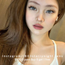 將圖片載入圖庫檢視器 現貨 厭世多巴胺🤎clamido 啡色 brown 14.20mm 年拋 (兩片裝) 🎀可預訂請撳度數選項中最下🎀 ✨$100/3對✨